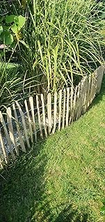 Clôture déroulable en bois de noisetier dans 13 tailles 60 x 500 cm ( Lattenabstand 7-9 cm ) naturel