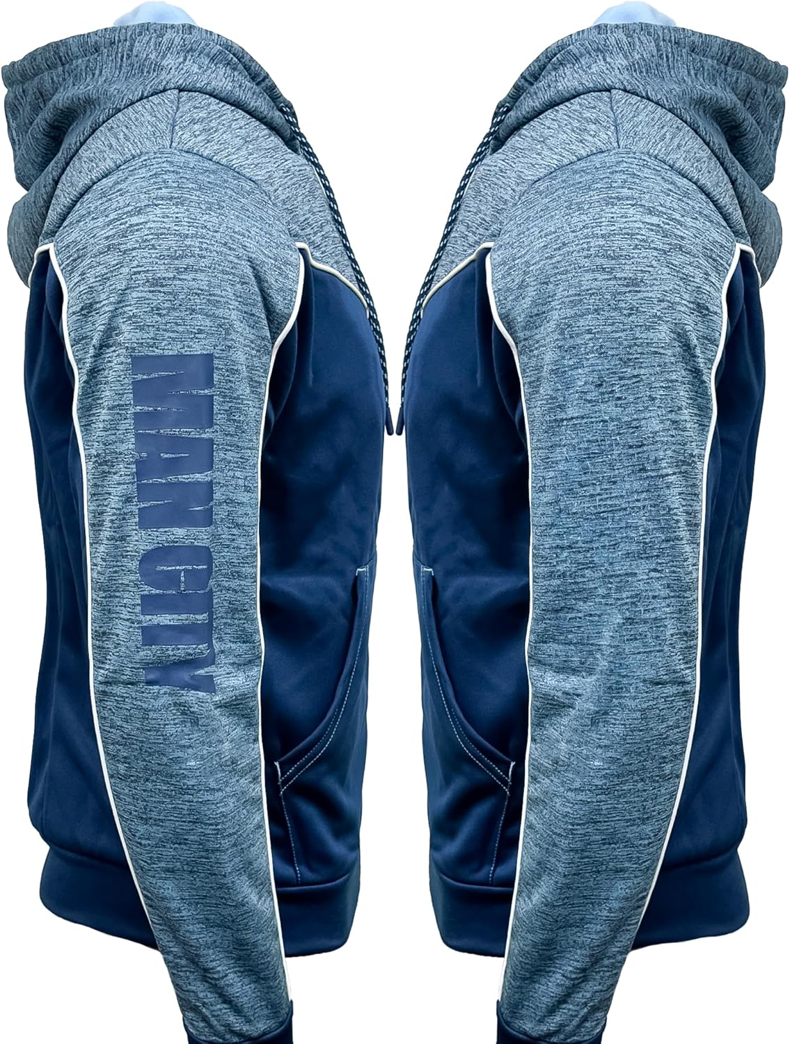 Men's Manchester City Full-Zip Hoodie, Licensed M. City Hooded Sweatshirt - Image 4