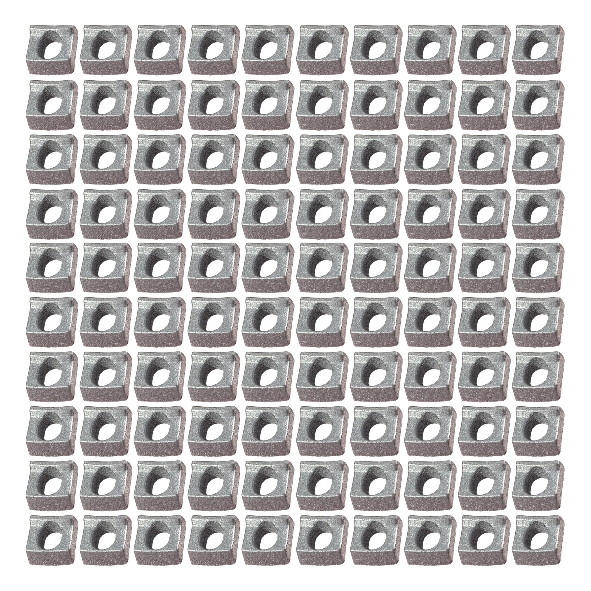 A.A 100 Pack - Wheel Rim Clamp Wedge & Bolt for Lowboy Construction Trailer (100)