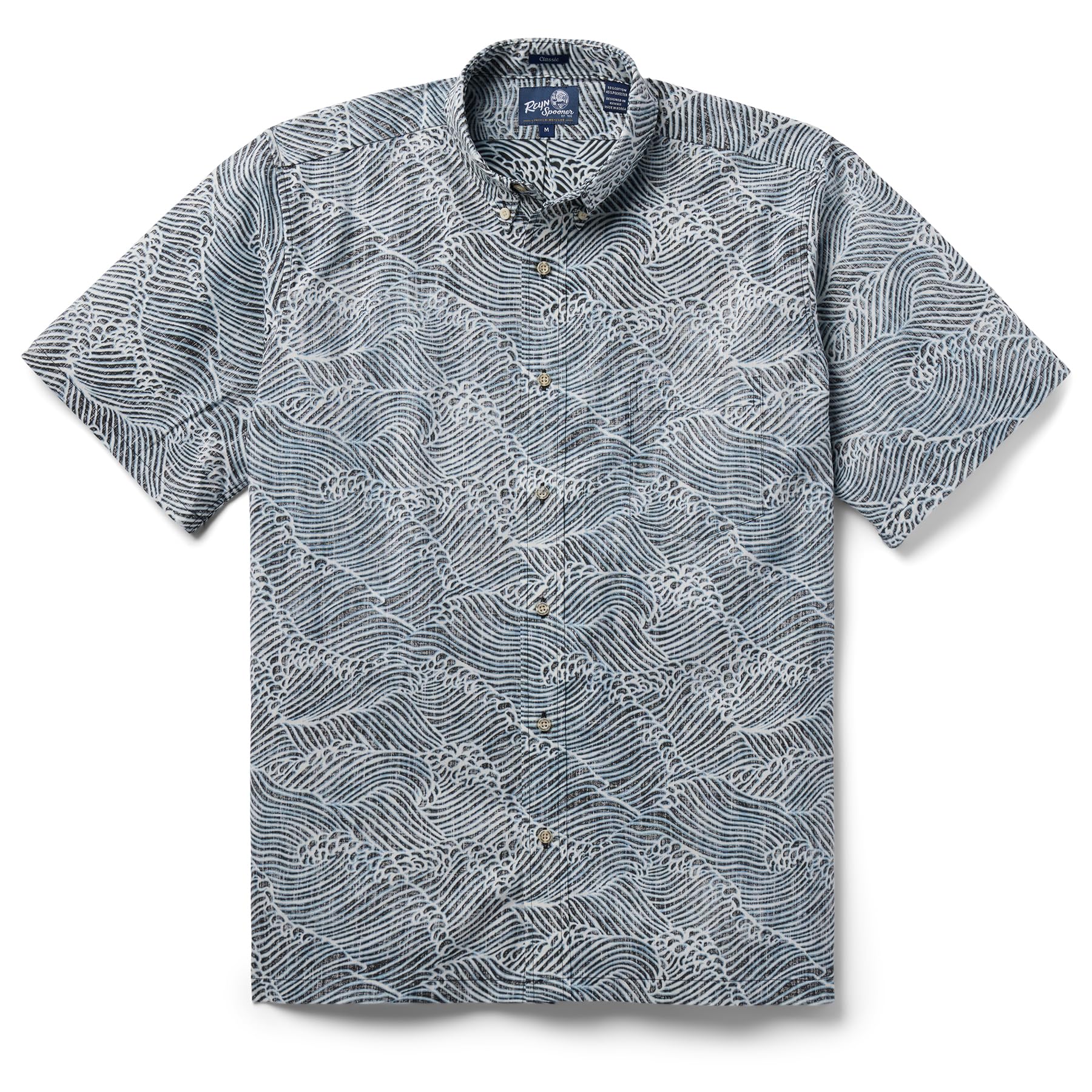 Reyn Spooner Oceanic Hawaiian Aloha Shirt - Button Front