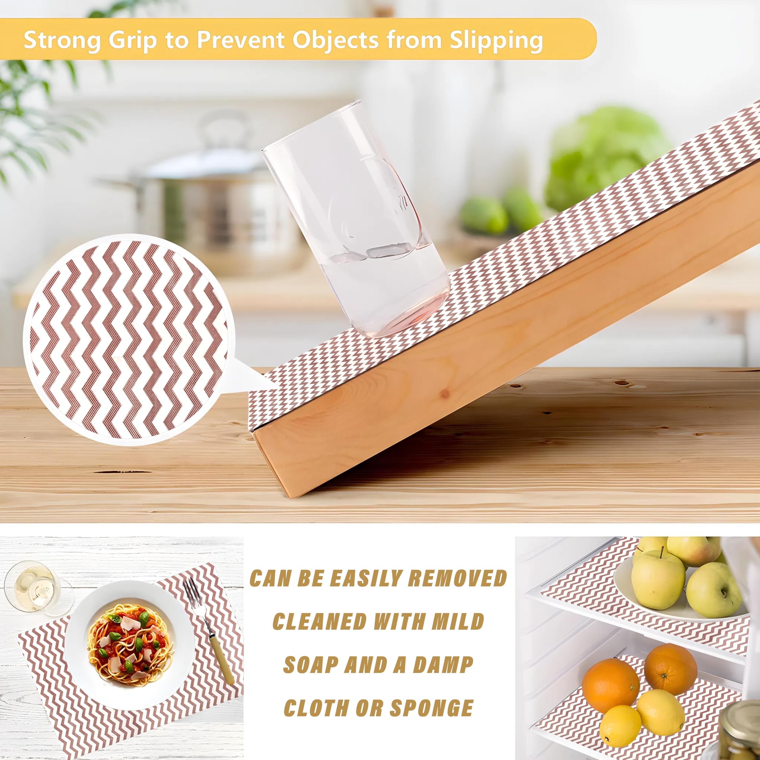 Anti-Slip Shelf Liner - Protect Your Cabinets -8