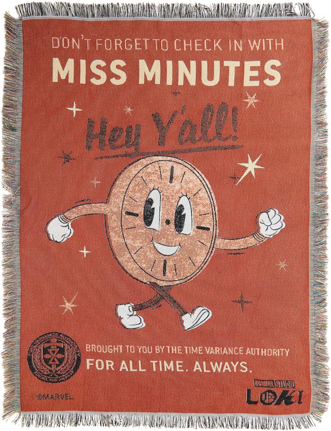 Miss Minutes Loki Tapestry Blanket Standard