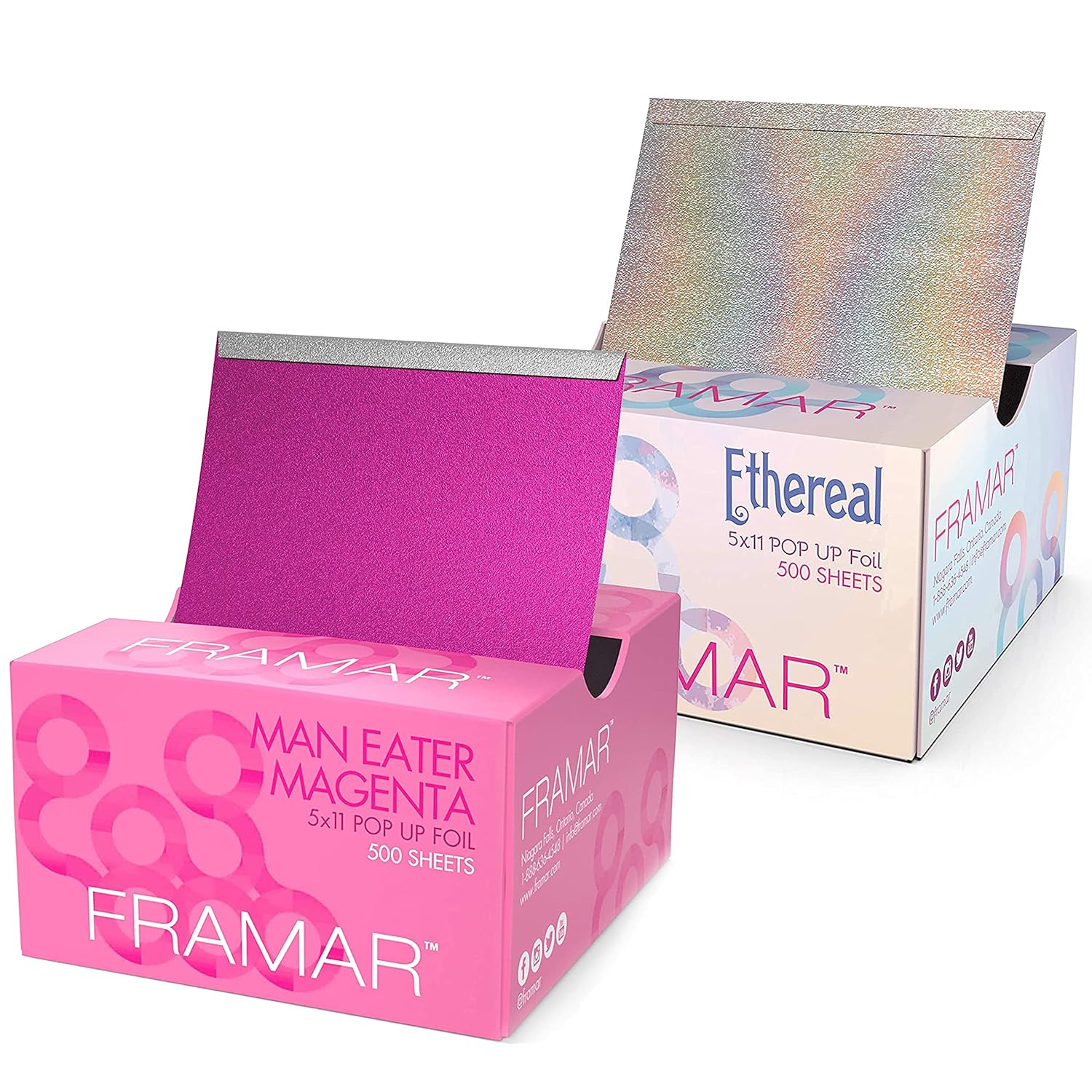 FRAMAR Magenta and Ethereal Pop Up Hair Foils