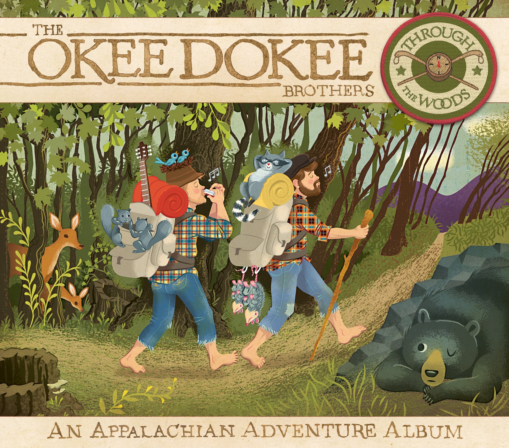 Through The Woods [Audio CD] OKEE DOKEE BROTHERS