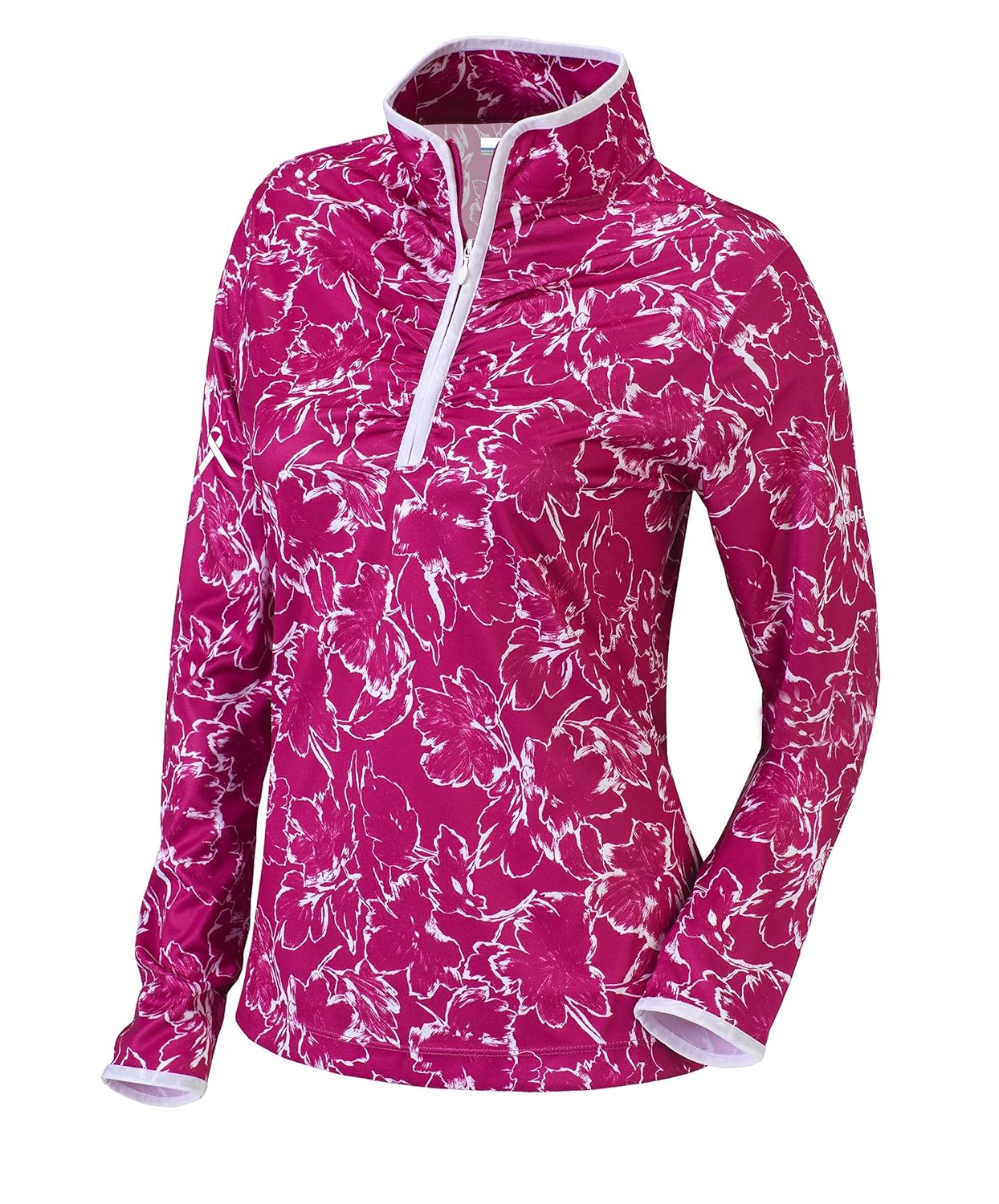 Columbia Golf Womens Breast Cancer Awareness Ribbon Twilight Pullover