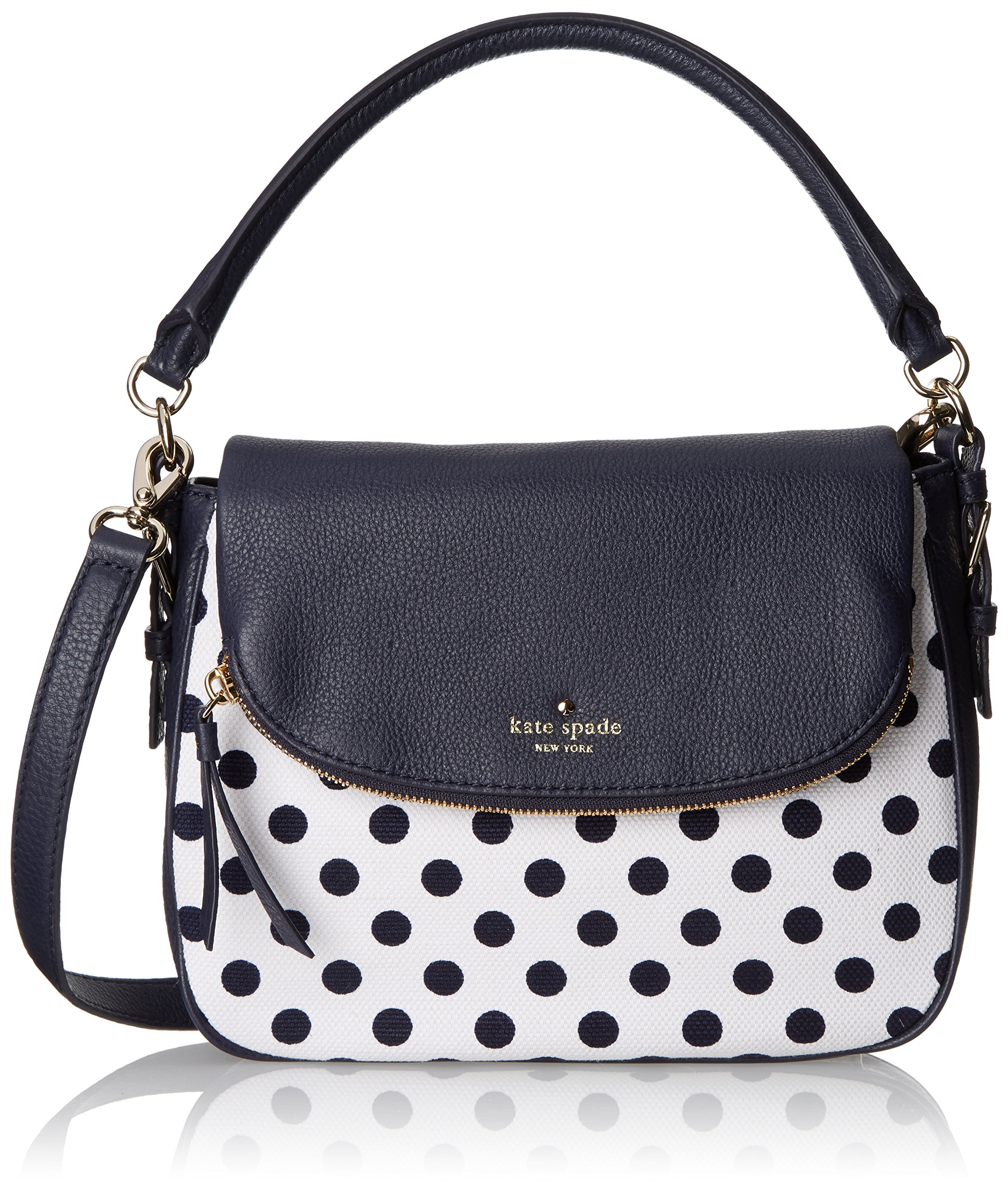 kate spade new york Cobble Hill Canvas Dot Small Devin Top-Handle Bag