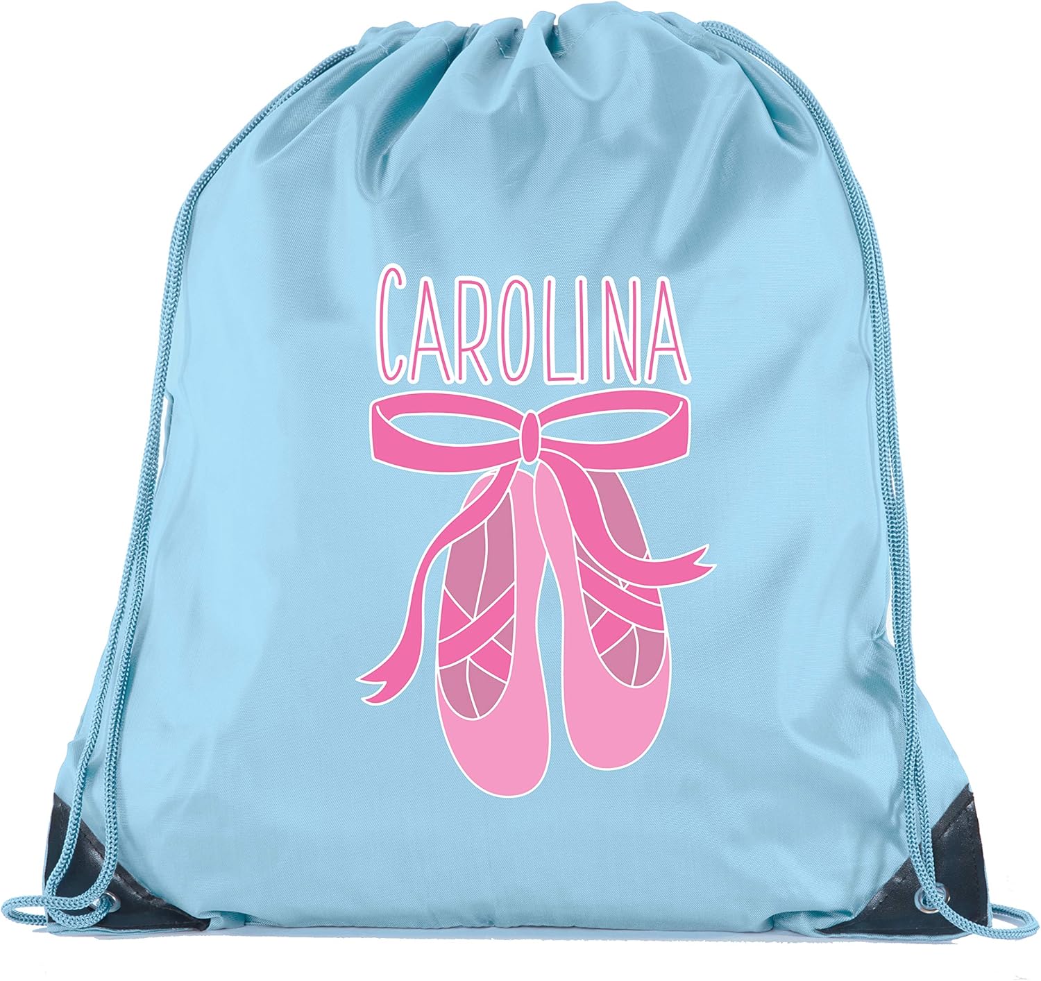 Mato & Hash Custom Dance Bags, Ballet Drawstring Backpacks, Personalized Dance Backpacks for Girls - 10PK Forest Green CE2500Dance S2