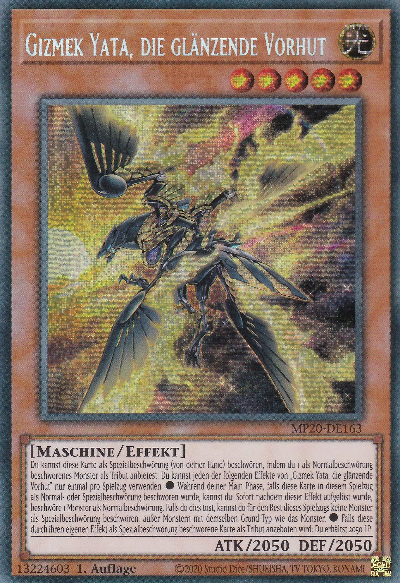 Gizmek Yata, Die Glänzende Vorhut – Prismatic Secret Rare – Deutsch – 2020 Tin Of Lost Memories – Inkl. LMS Fieldcenter, Yugioh