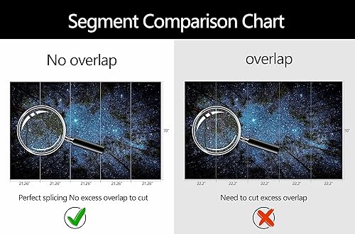 Miniatura 5 de Papel tapiz con diseño de bosque estrellado, noche y cielo de galaxia, para sala de estar, dormitorio, techo (no es de pelar y pegar)