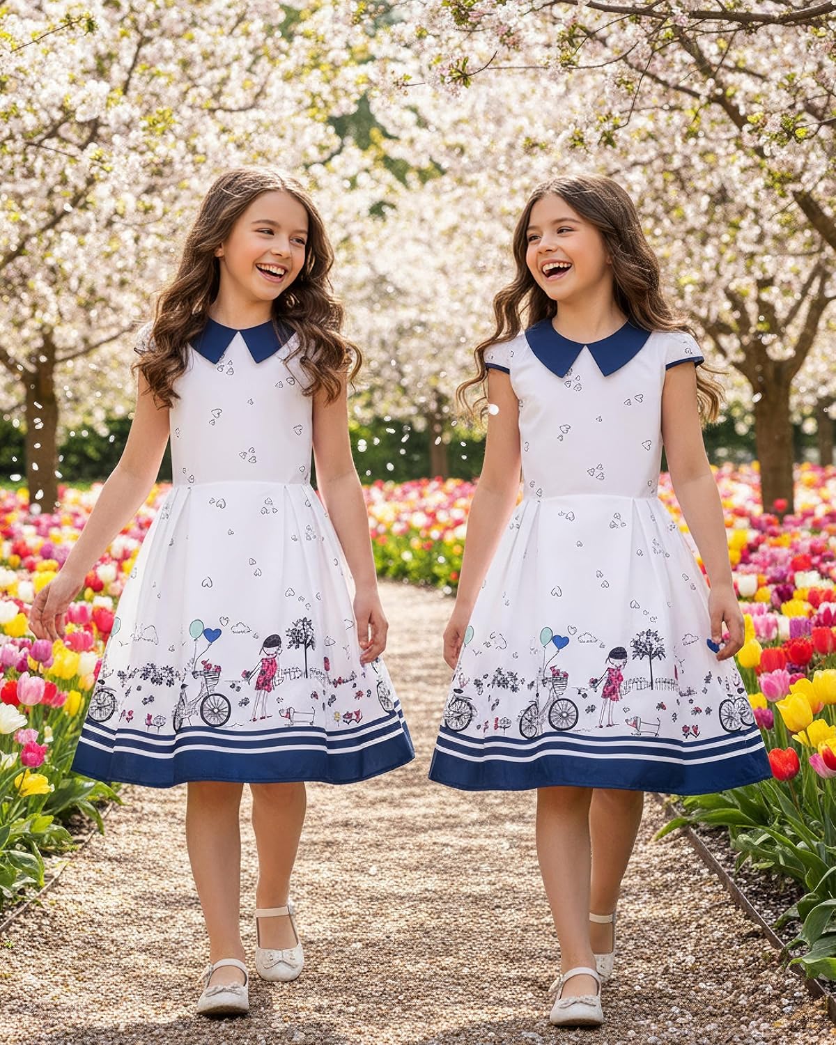 BlackButterfly Kids 'Olivia' Vintage Sunshine 50's Children's Girls Dress - Image 6