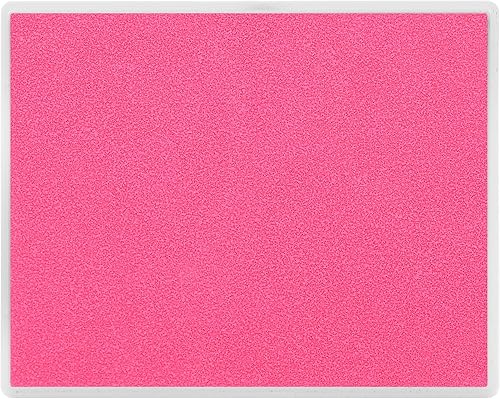 Miniatura 1 de Almohadilla de tinta de 5 x 4 pulgadas para manualidades, almohadilla de sello grande para sellos de goma, pintura de dedos (rosa)