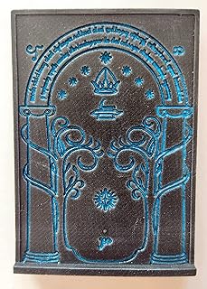 Moria gate magnet (big one, grey), Gift for the Hobbit Fans, Inspired by Tolkien, lord, dwarf, gift, birthday, rings, christmas