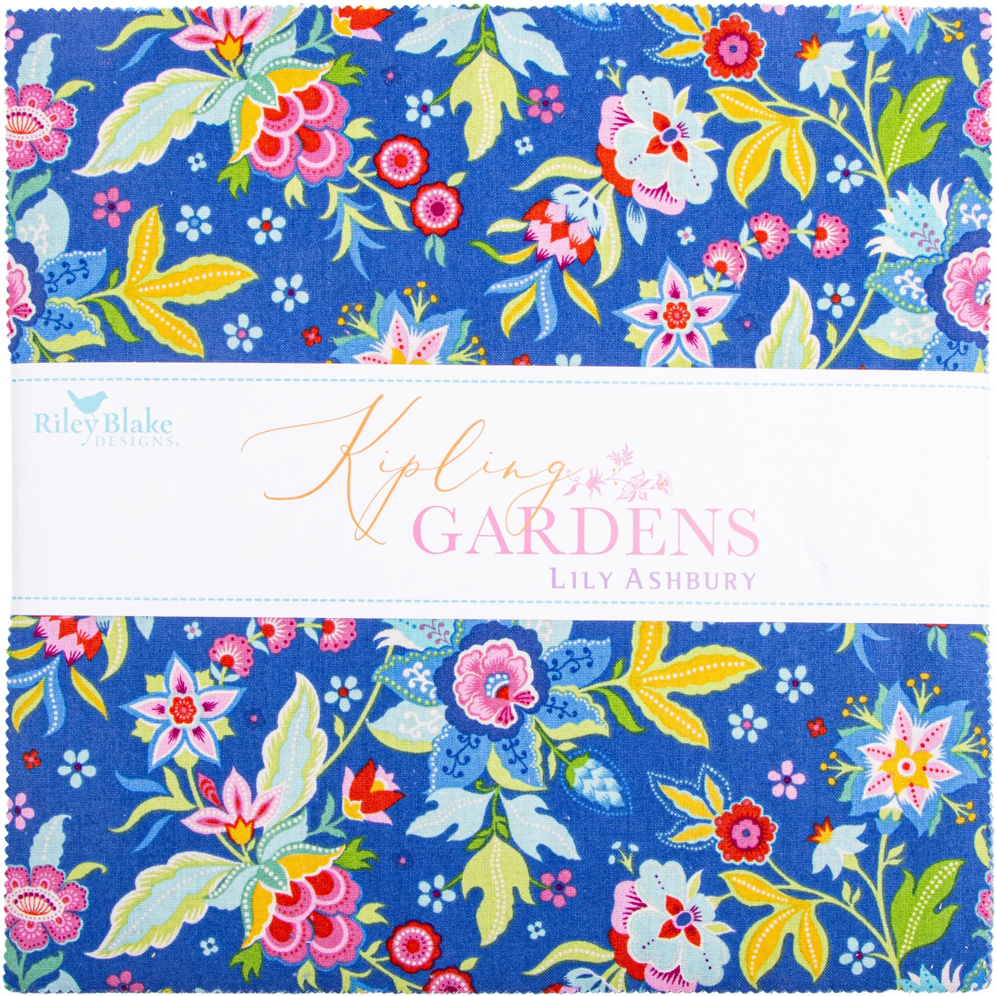 Lily Ashbury Kipling Gardens 10" Stacker 42 10-inch Squares Layer Cake Riley Blake 10-17880-42