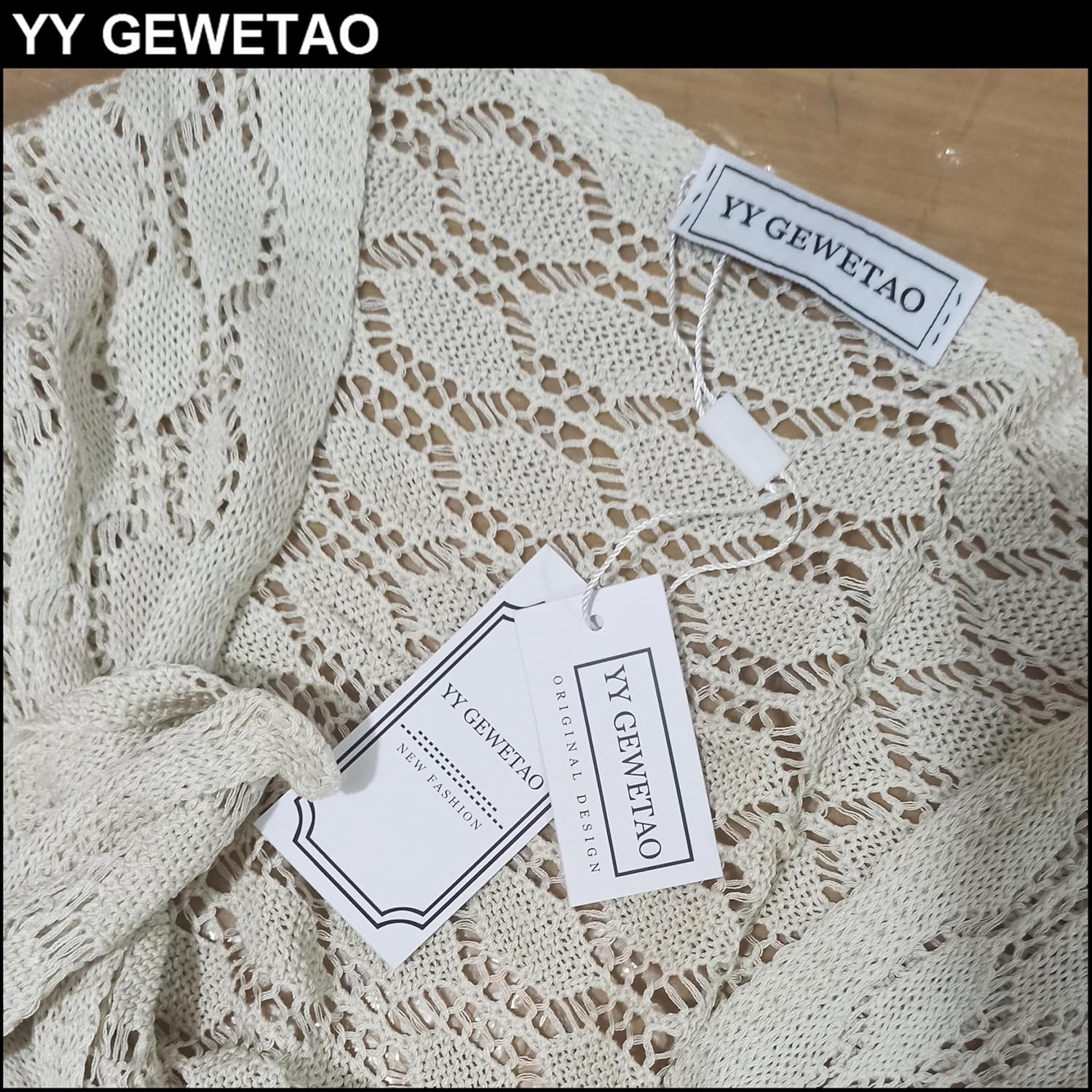 Women's Shawl Hollow Knitted Poncho Cape Scarf Pashmina Shawls - Image 3