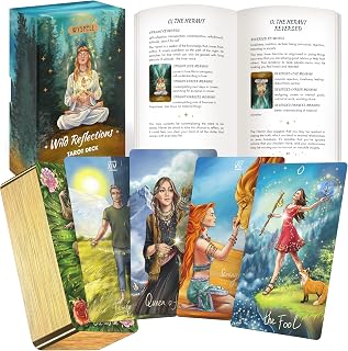 Wyspell Tarot Cards with Guidebook - Wild Reflections Unique Tarot Deck
