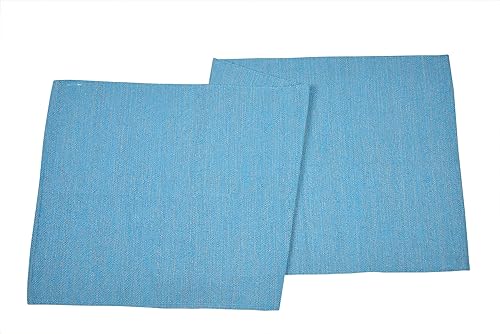 LFH Home - Tapete de yoga de algodón hecho a mano para ejercicio, entrenamiento, fitness, perfecto y de alta calidad, ecológico, tejido de algodón