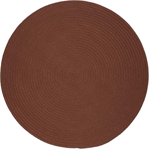 Miniatura 95 de Tapete de interior/exterior, diseño texturado trenzado, tapete reversible, Sintético, Marrón Marrón,Negro -,Azul (Hydrangea Blue),Azul