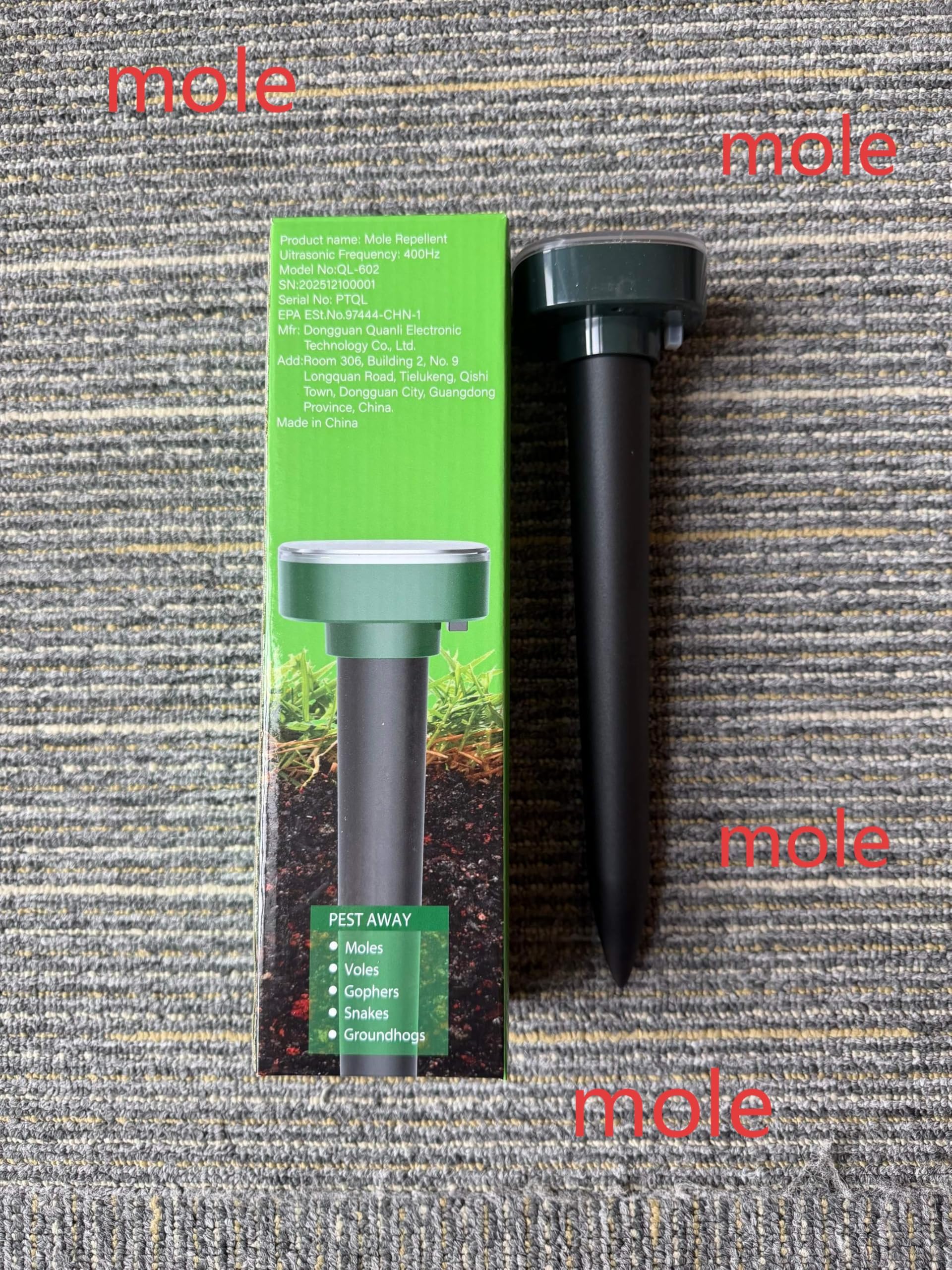 Photo 1 of mole Repellent Trap