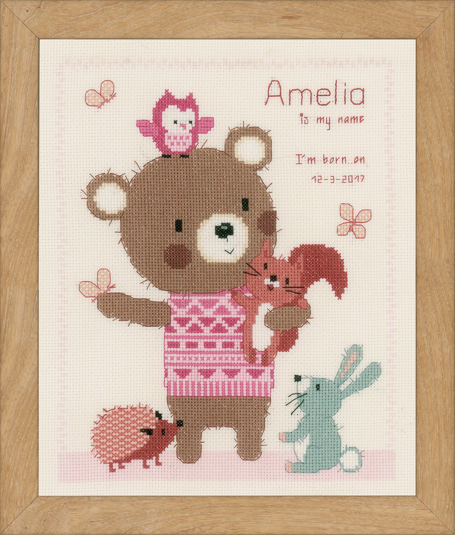 Vervaco – Kit: Cute Animal Friends, Assortiti