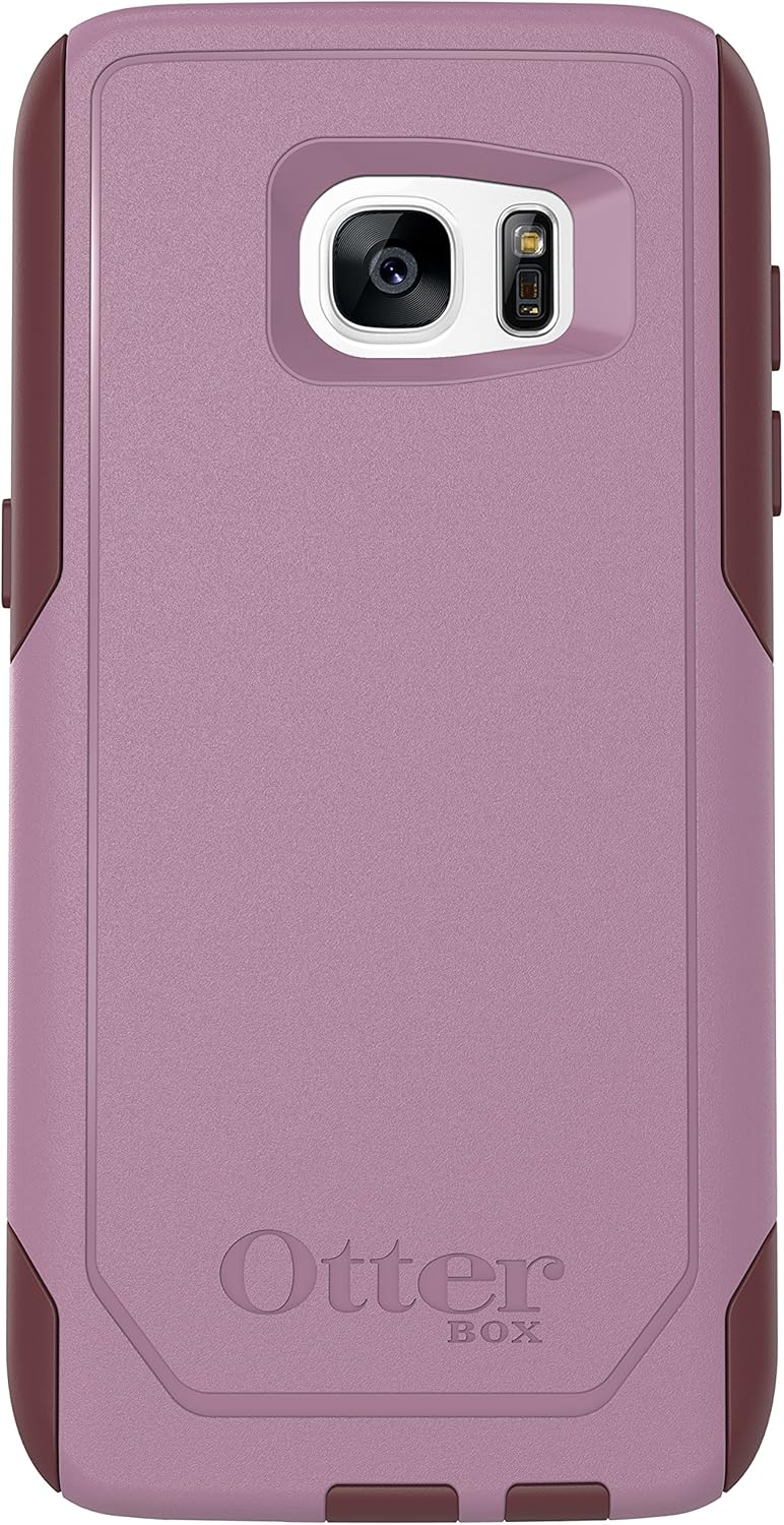 OTTERBOX Commuter Series Case for Samsung Galaxy S7 Edge - Retail Packaging - Mauve Way (Mauve Pink/Merlot Purple)