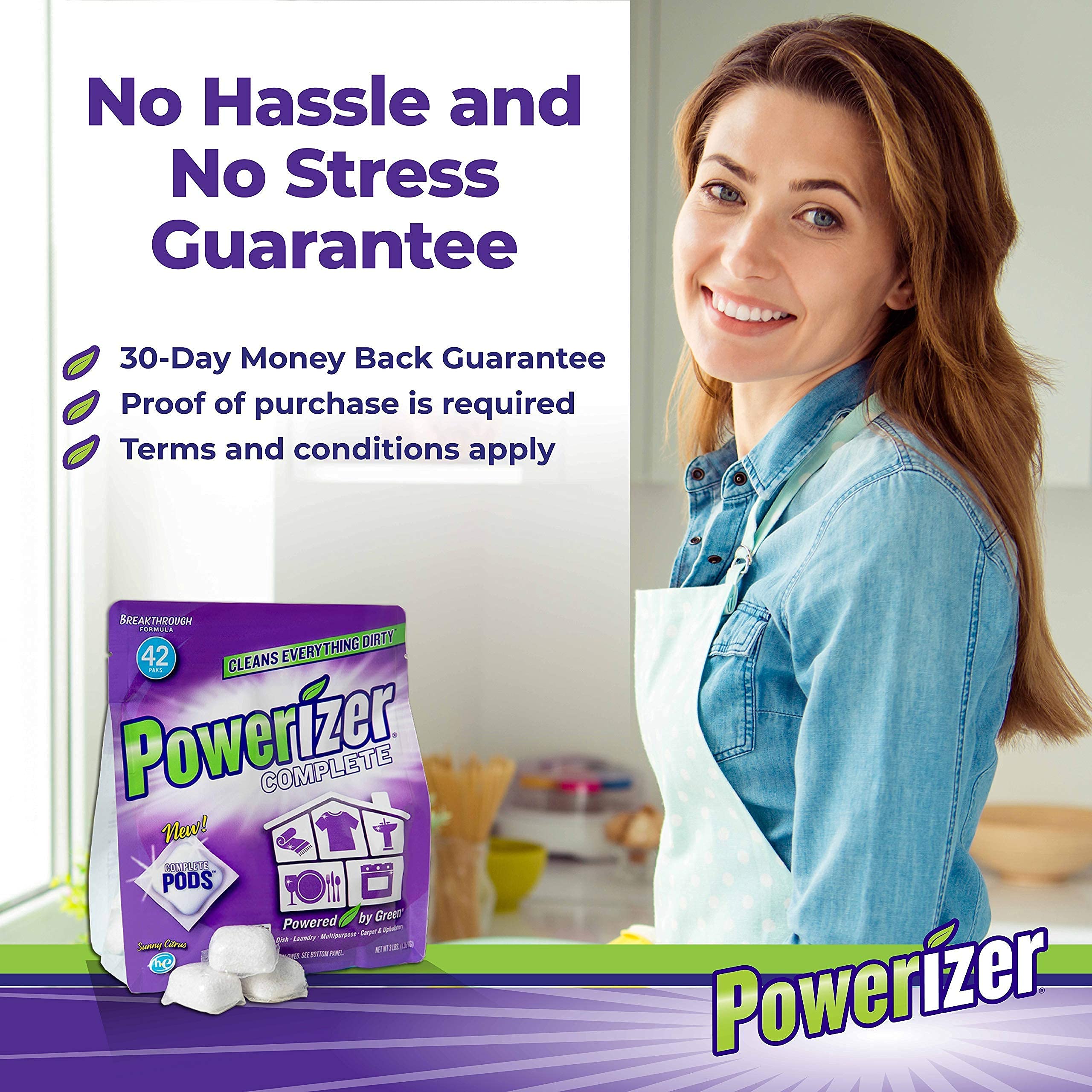Powerizer Complete Pods Multipurpose Cleaning Pod Plant and Mineral Based Concentrated