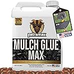 PetraMax Mulch Glue for Landscaping Rocks Max Concentrate, Weed Barrier - Non-Toxic Pea Gravel Binder, Mulch & Rock Glue for Landscaping, Landscape Rock & Gravel Stabilizer - Dries Clear (1 Gal)