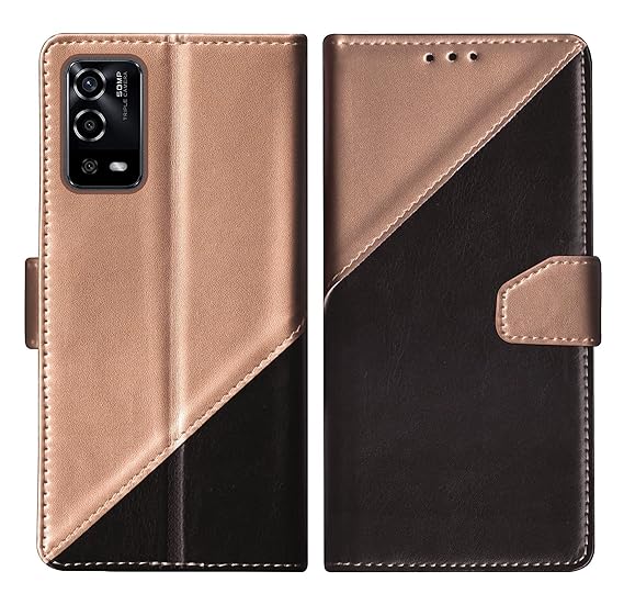 sales Express Artificial Leather Flip Case Back Case Cover for Oppo A55