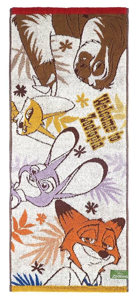 Amazon｜丸眞 フェイスタオル ディズニー ズートピア ハピネス