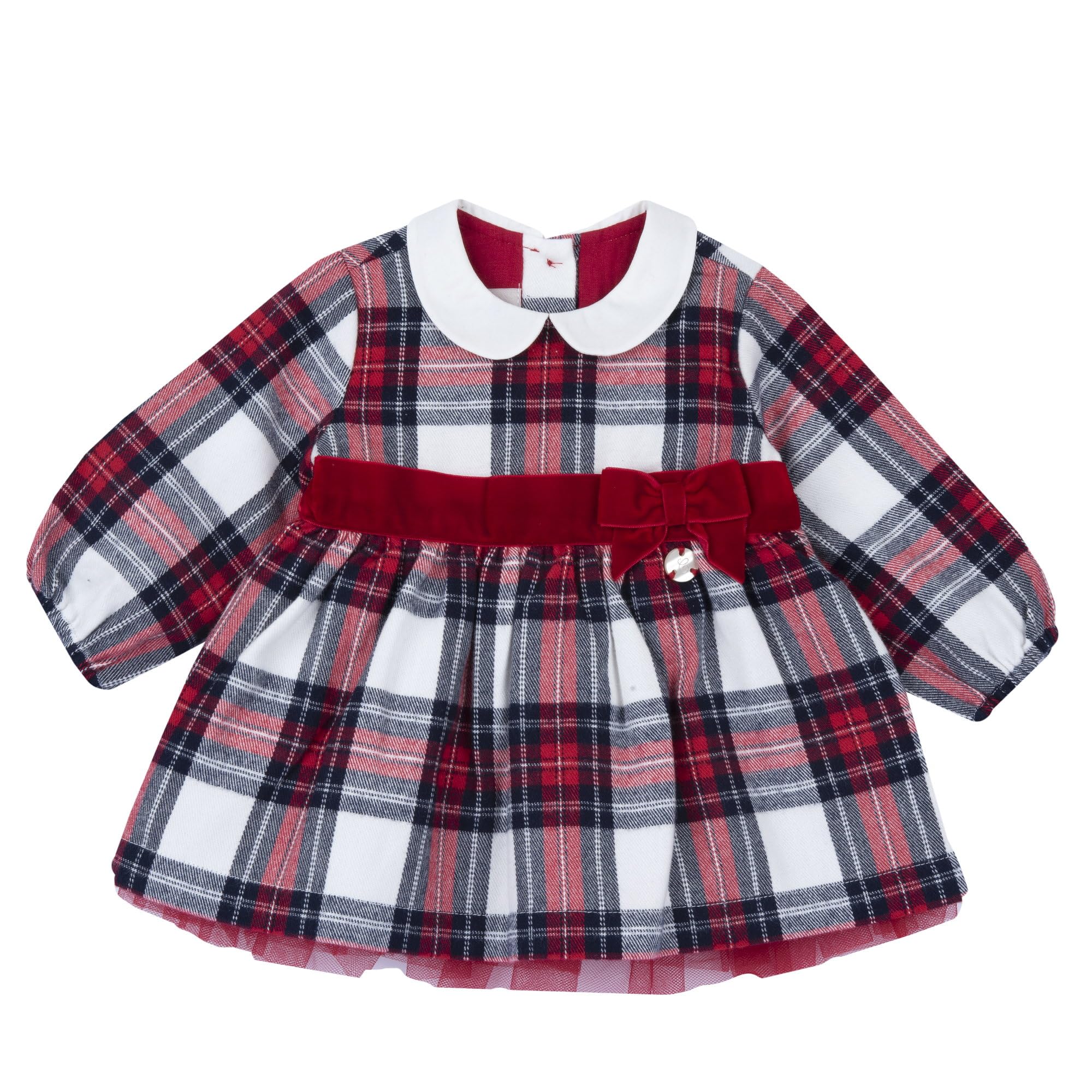 Chicco, Vestito Natale Neonata e Bambina, con Comoda Apertura sulla Schiena, in Caldo e Morbido Tessuto, Lavabile in Lavatrice, Abbigliamento Neonata e Bambina, Idea Regalo Bambina, Designed in Italy