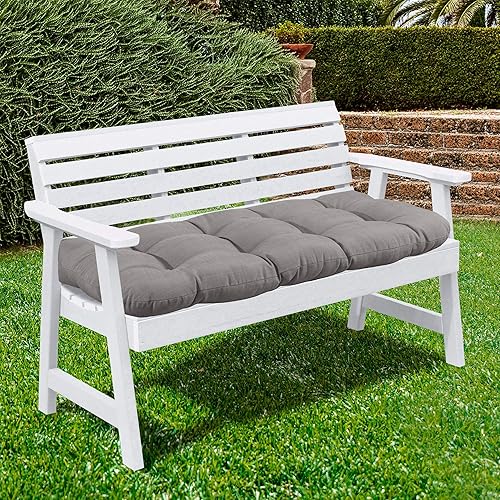 Miniatura 1 de Sweet Home Collection Cojines para sillas de patio, sofá biplaza al aire libre, relleno de fibra gruesa de primera calidad, cómodo, acolchado de 44