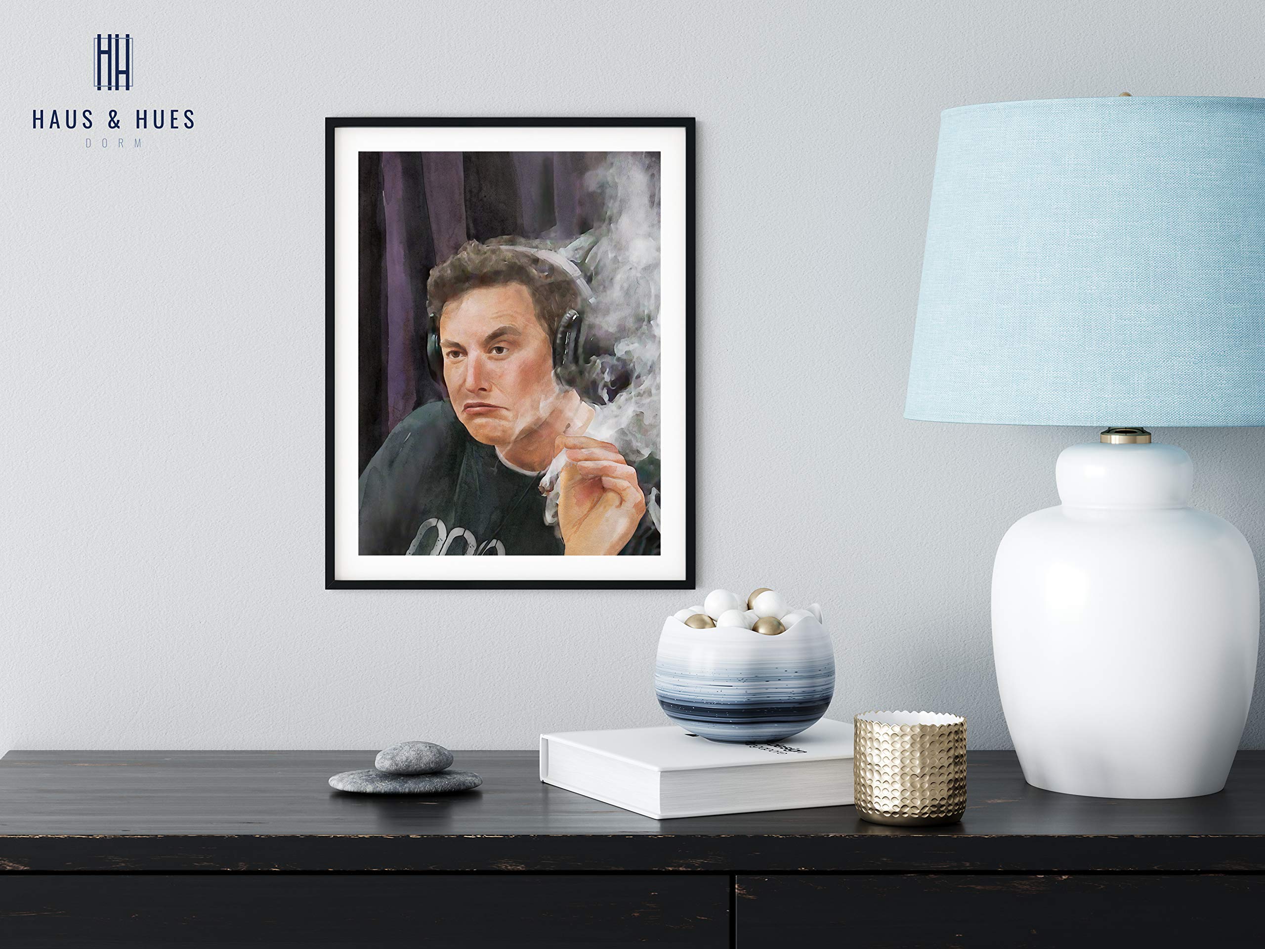 Elon Musk Posters for College Dorm By Haus and Hues Trippy Room