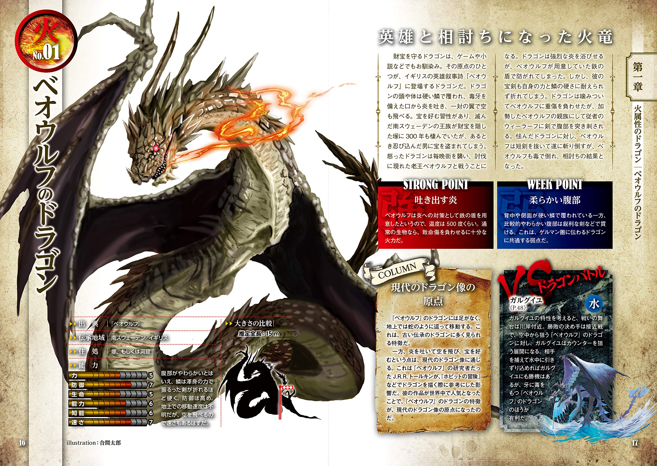 幻想ドラゴン大図鑑 健部伸明 本 通販 Amazon