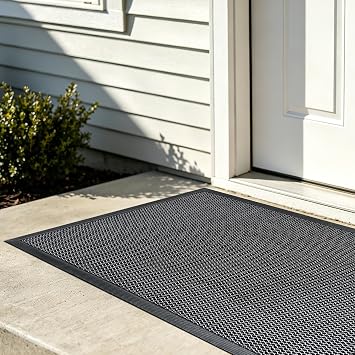 Front Door Mat Outside Entrance 24"x36" Doormat Mud Dirt Trapper