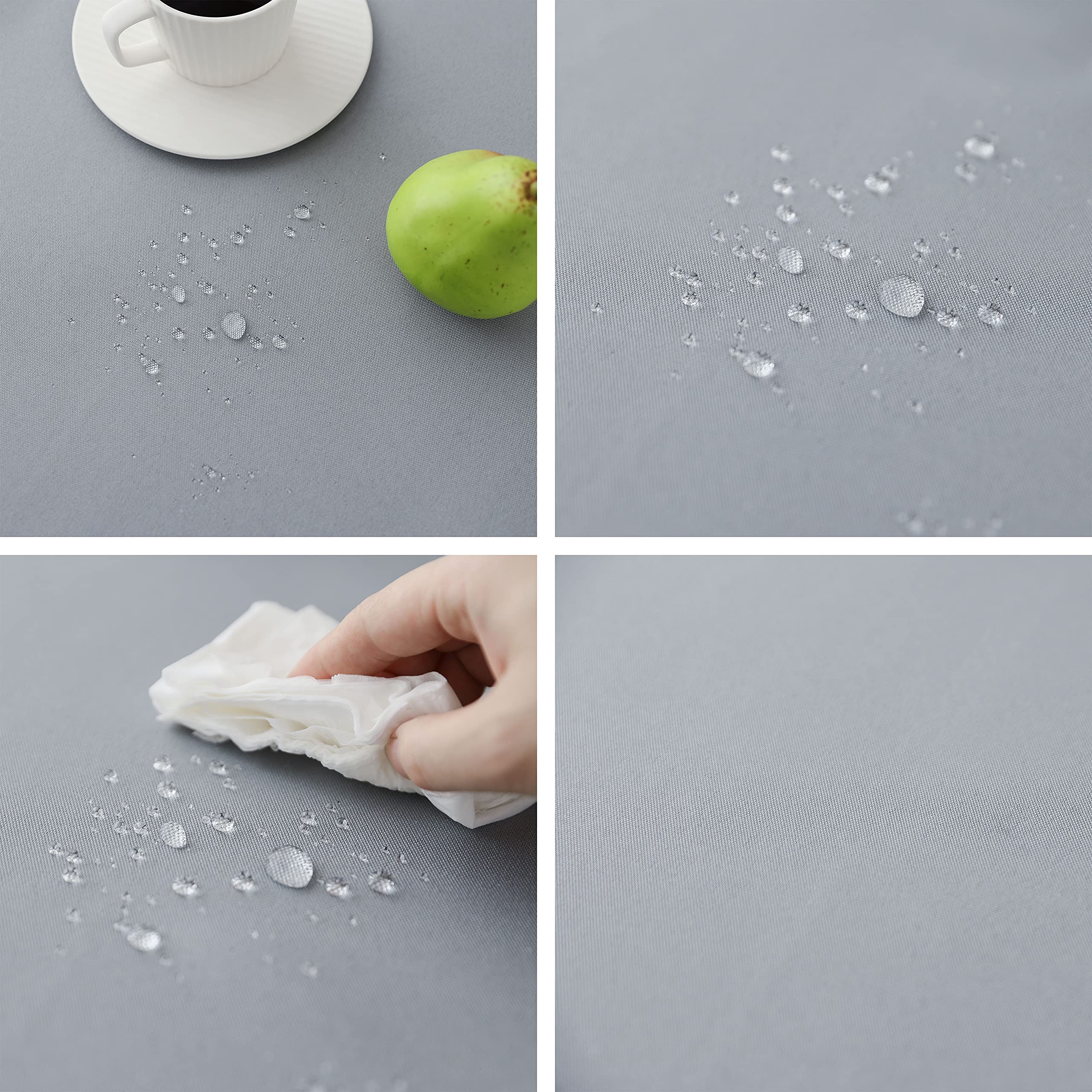 Demetex Rectangle Table Cloth 152 x 305 cm for Large Tables Soft Fabric Tablecloth Crease Resistant Table Cover Dining Party Gathering - Image 2