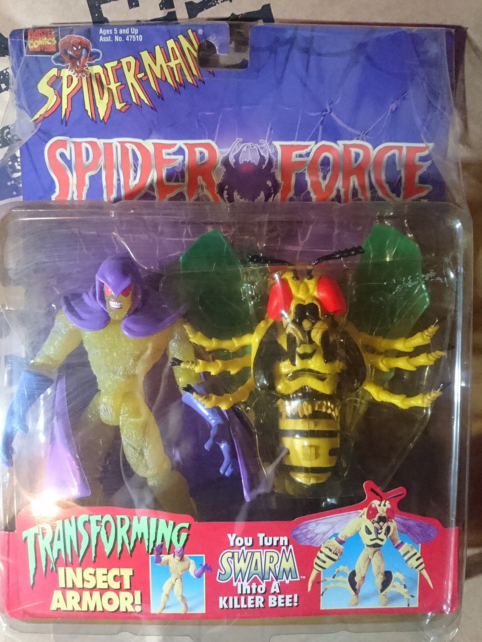 Spider-Man Spider Force Swarm with Transforming Insect Armor Action Figure