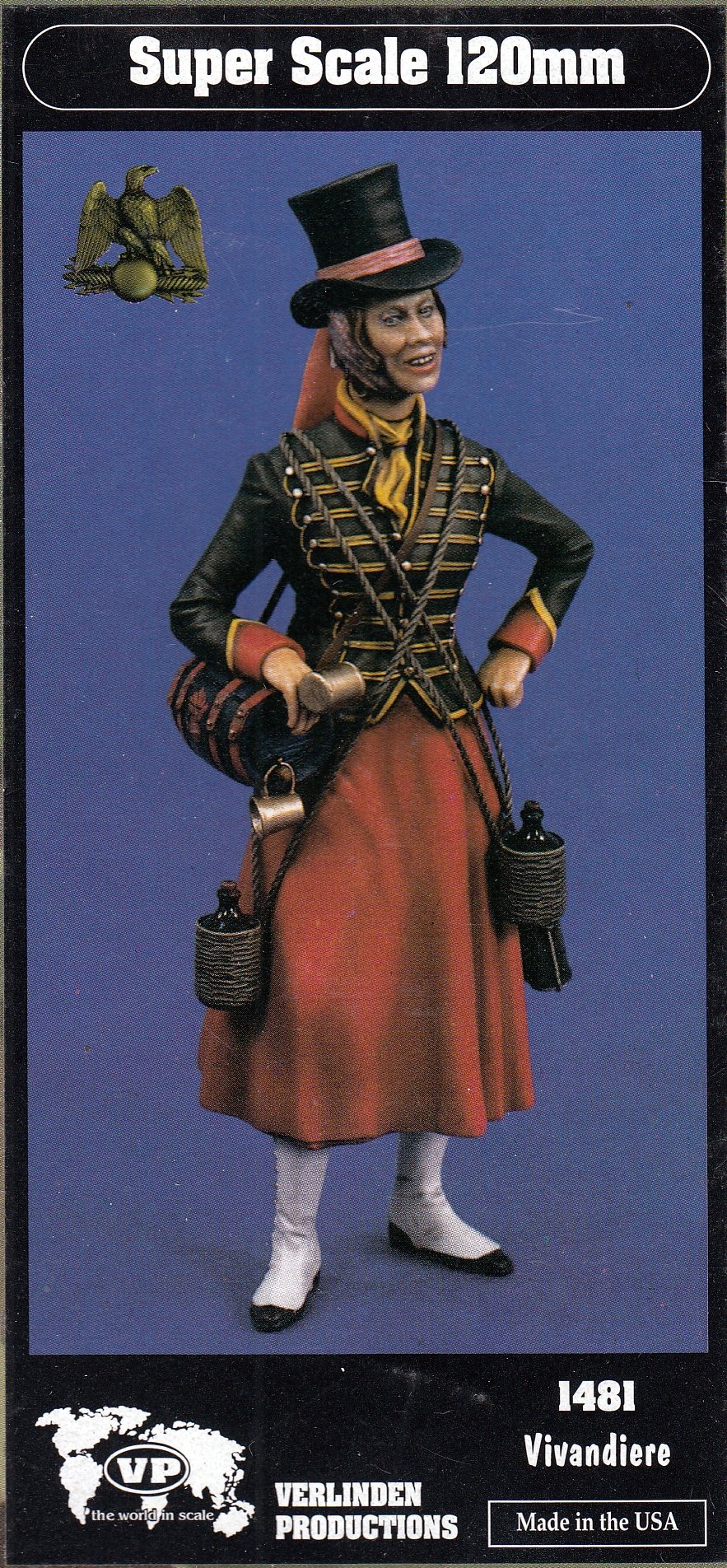 Verlinden VER1481 120mm Figure - Vivandiere [Model Building KIT]