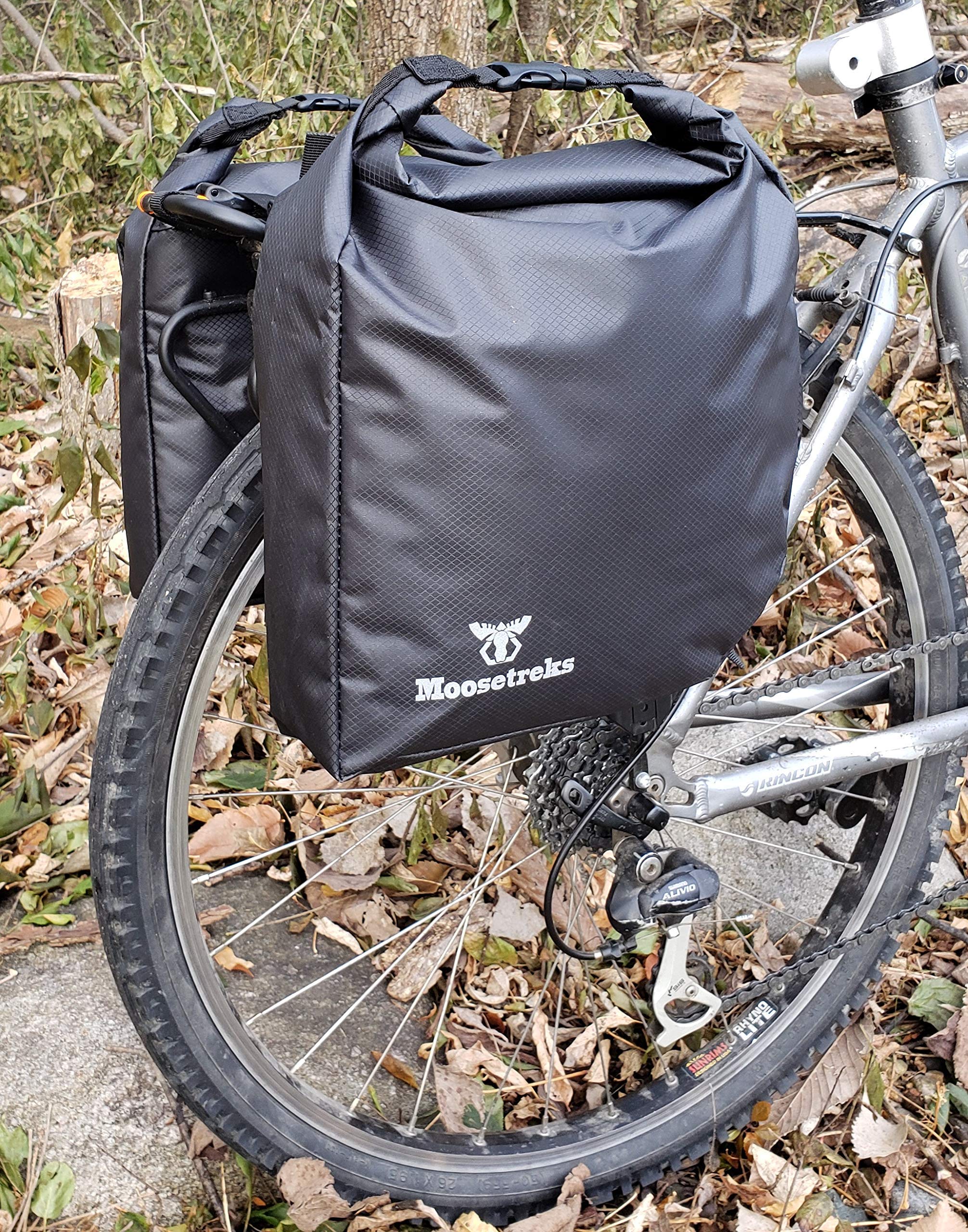 Moosetreks Bikepacking Rear Rack Saddle Pack Water Resistant Dual