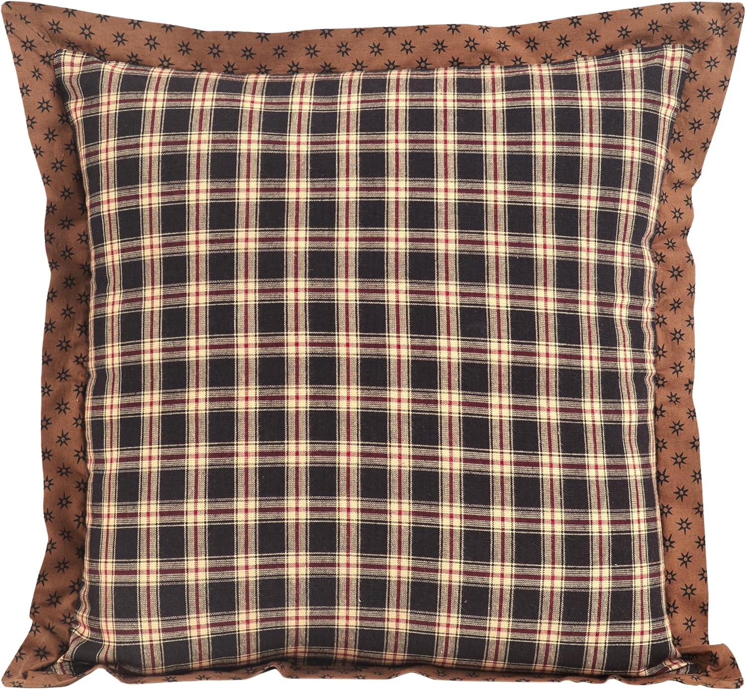 VHC Brands Bingham Star 16" x 16" Fabric 32897 Pillow