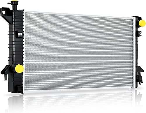 Miniatura 42 de DWVO Radiador compatible con Ford F-150 F-200 F-250 F-250 HD F-350 Bronco 5.0L 5.8L V8 DWRD1083