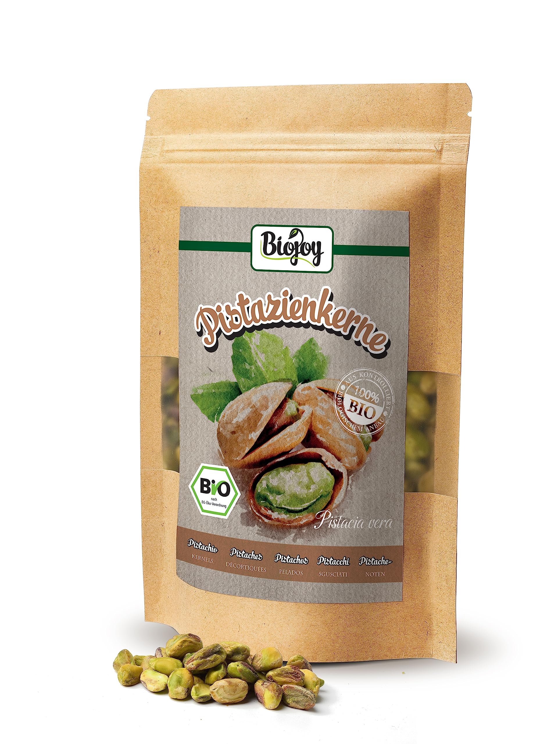 Biojoy Pistacchi sgusciati BIO (250 g), crudi e non salati