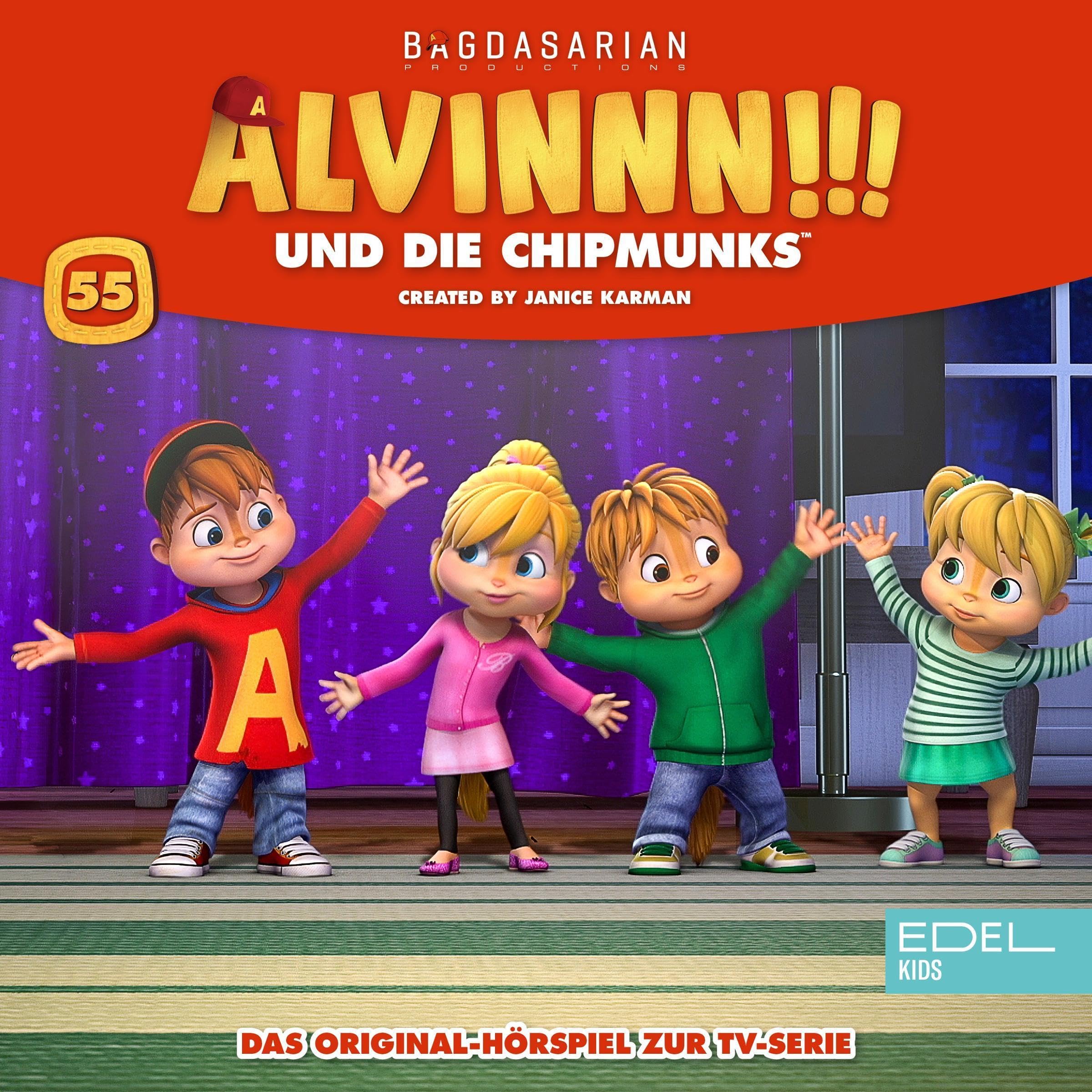 Cover art for Alvinnn und die Chipmunks (Das Original-Hörspiel zur TV-Serie), Folge 55