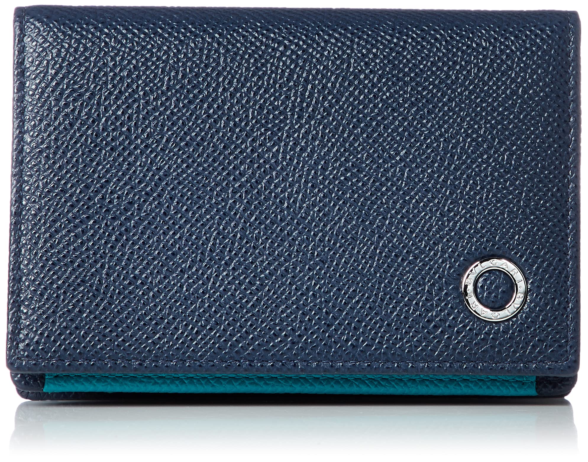 Bvlgari BBMan 288287 Men's Business Card Holder, BlueMedium