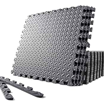 【在庫処分品】10枚　トレーニング ジョイントマット 防音 衝撃吸収　大判　ジム 楽天市場】ホームジム フロアマット 厚さ1cm ジム 防音 ゴム