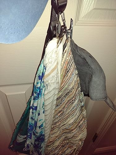 Miniatura 4 de Organizador de sombreros para gorras de béisbol, almacenamiento sobre la puerta con capacidad para hasta 60 gorras, soporte para sombreros con 3