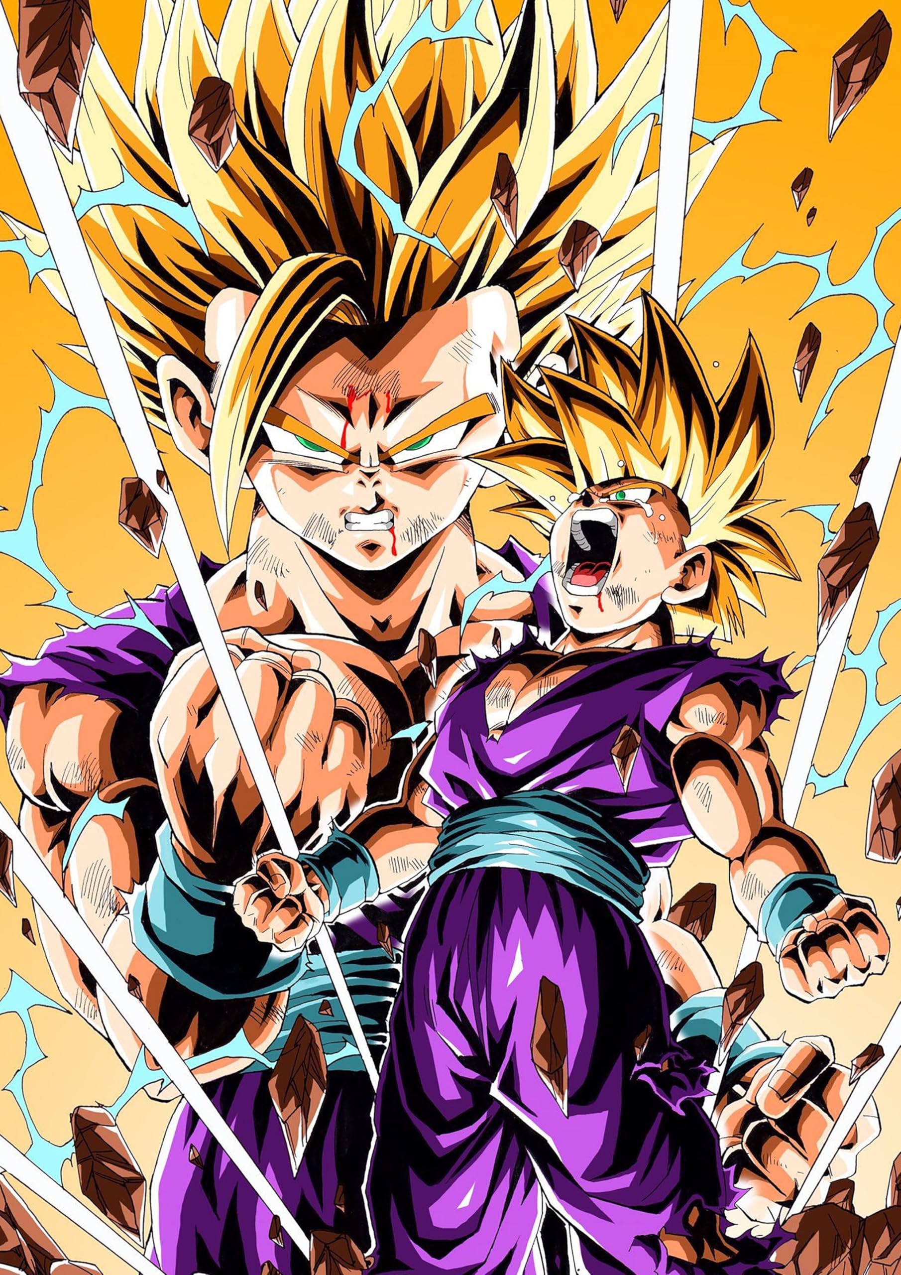 mainiahi.gohanページ Genérico Dragon Ball Z Gohan Power Poster – A4 (210 x 297 mm