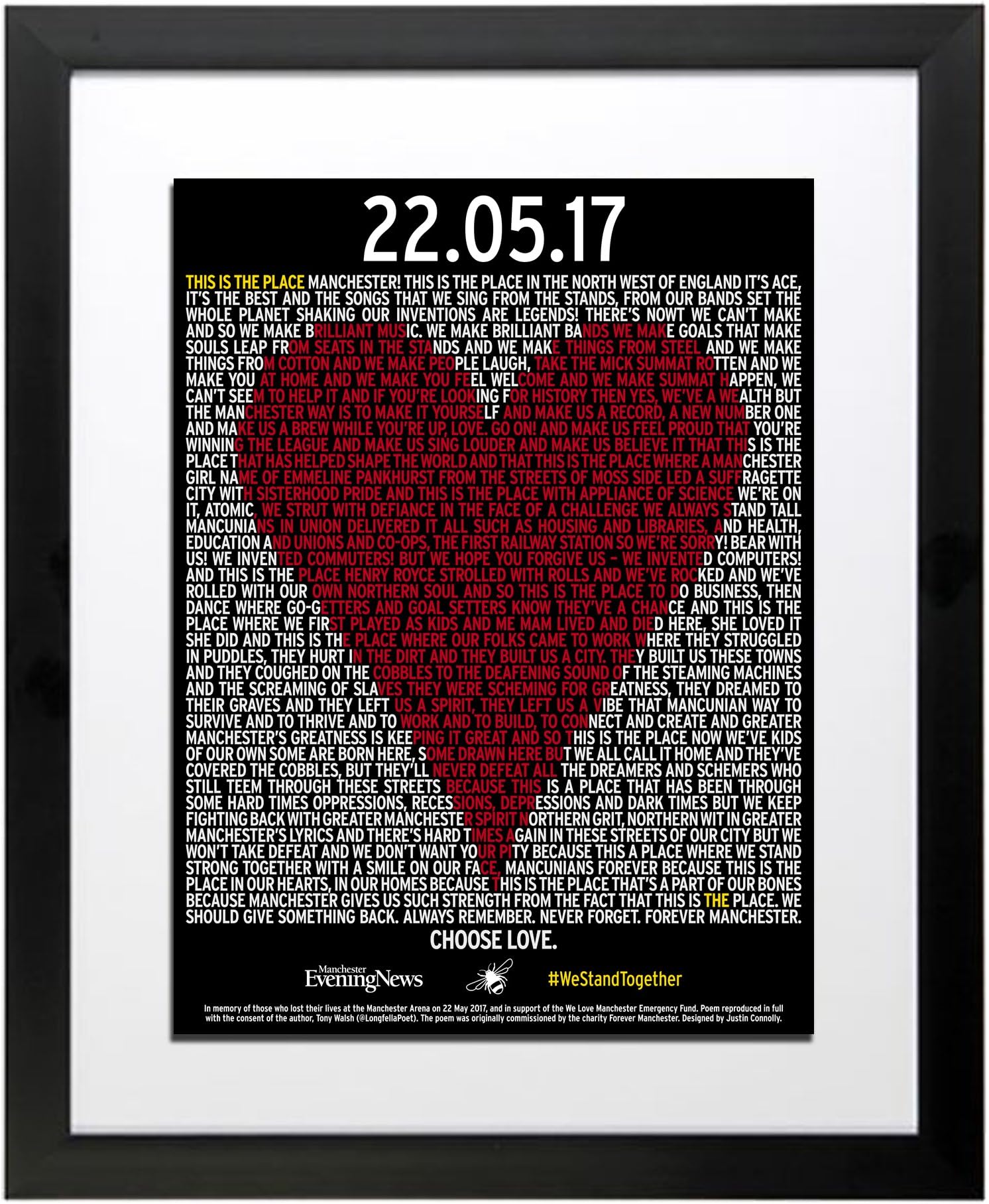 Dipinto MCR Framed Print 16x12 Print (Black Frame with White Mount)
