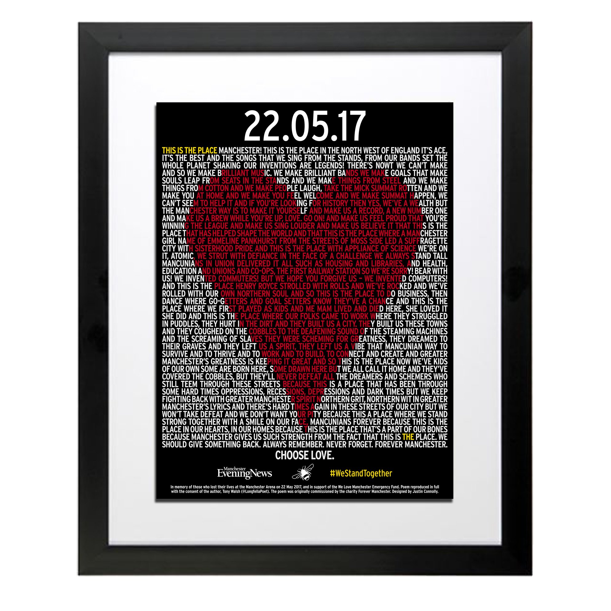 Dipinto MCR Framed Print 16x12 Print (Black Frame with White Mount)