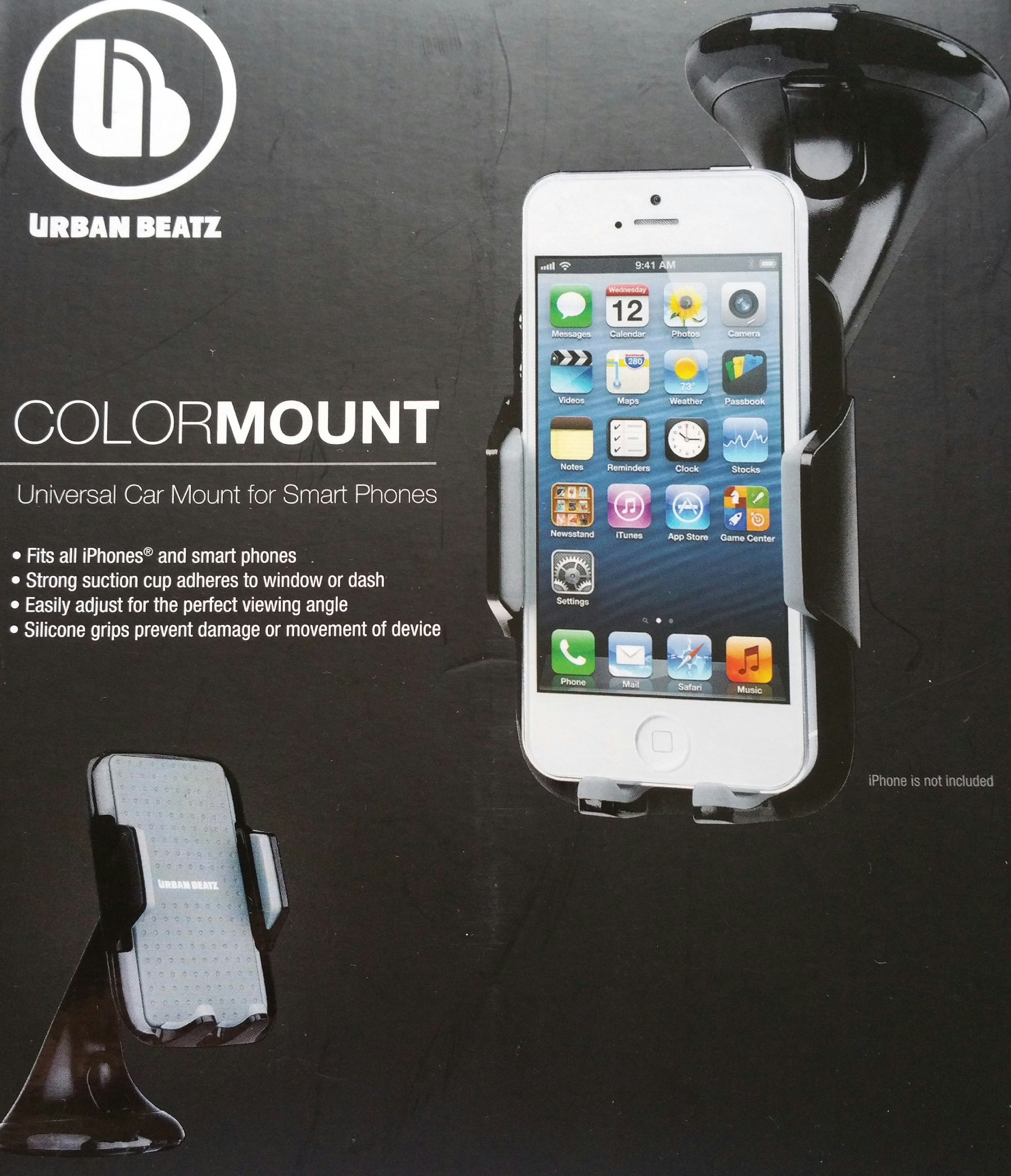 COLOR MOUNT Universal Car Mount for Smartphones - Grey