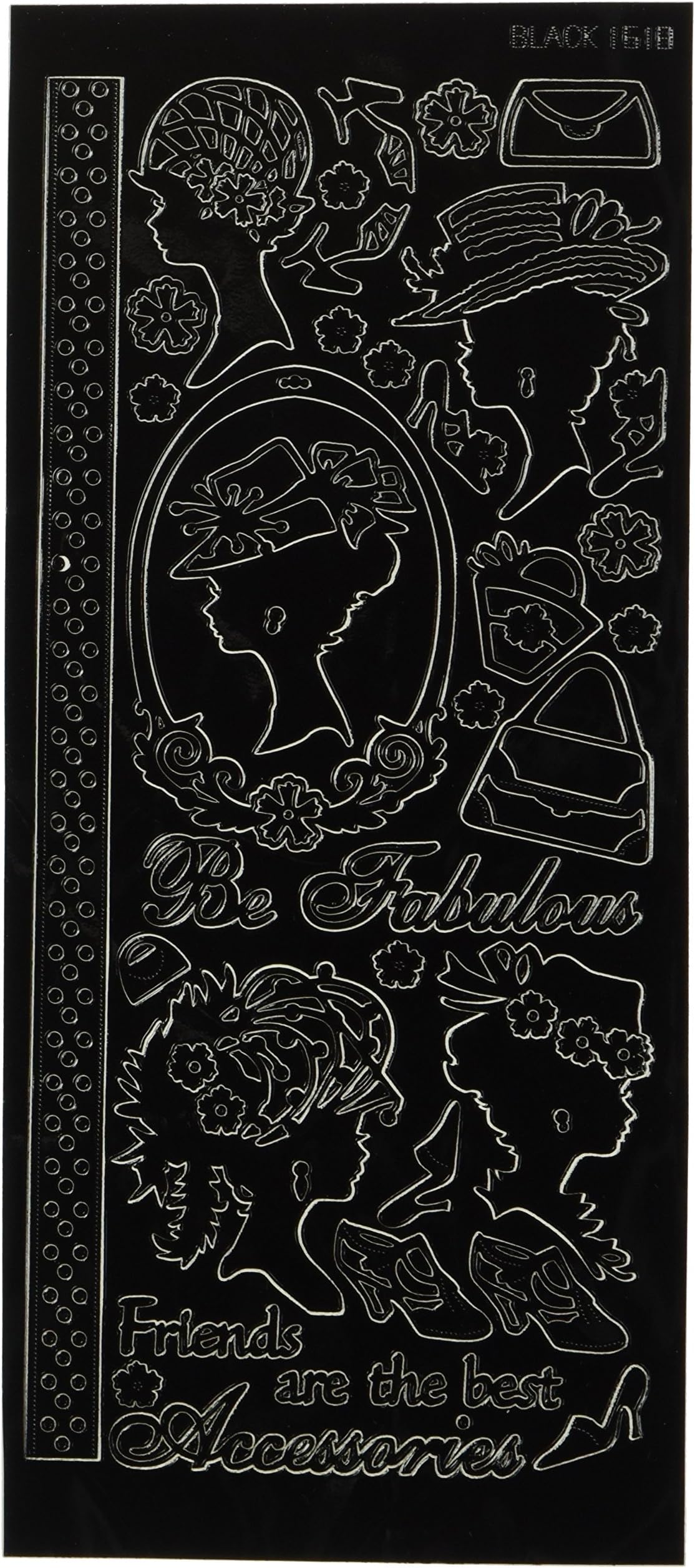 Hot Off The Press Dazzles Stickers: Fabulous Ladies