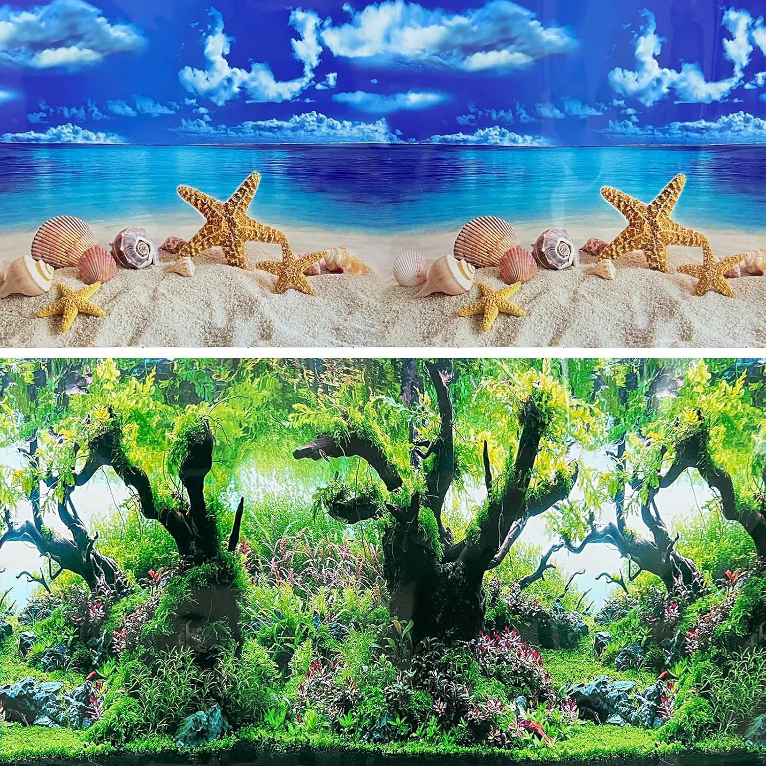 similar to stock photo Fish Aquarium Background Poster Beach Fish Backdrop for Aquarium 10 20 Gallon Tank Wallpaper Fish Tank Background Double Sides Fish Tank Stickers 11.6\" x 25\" In Sandbeach